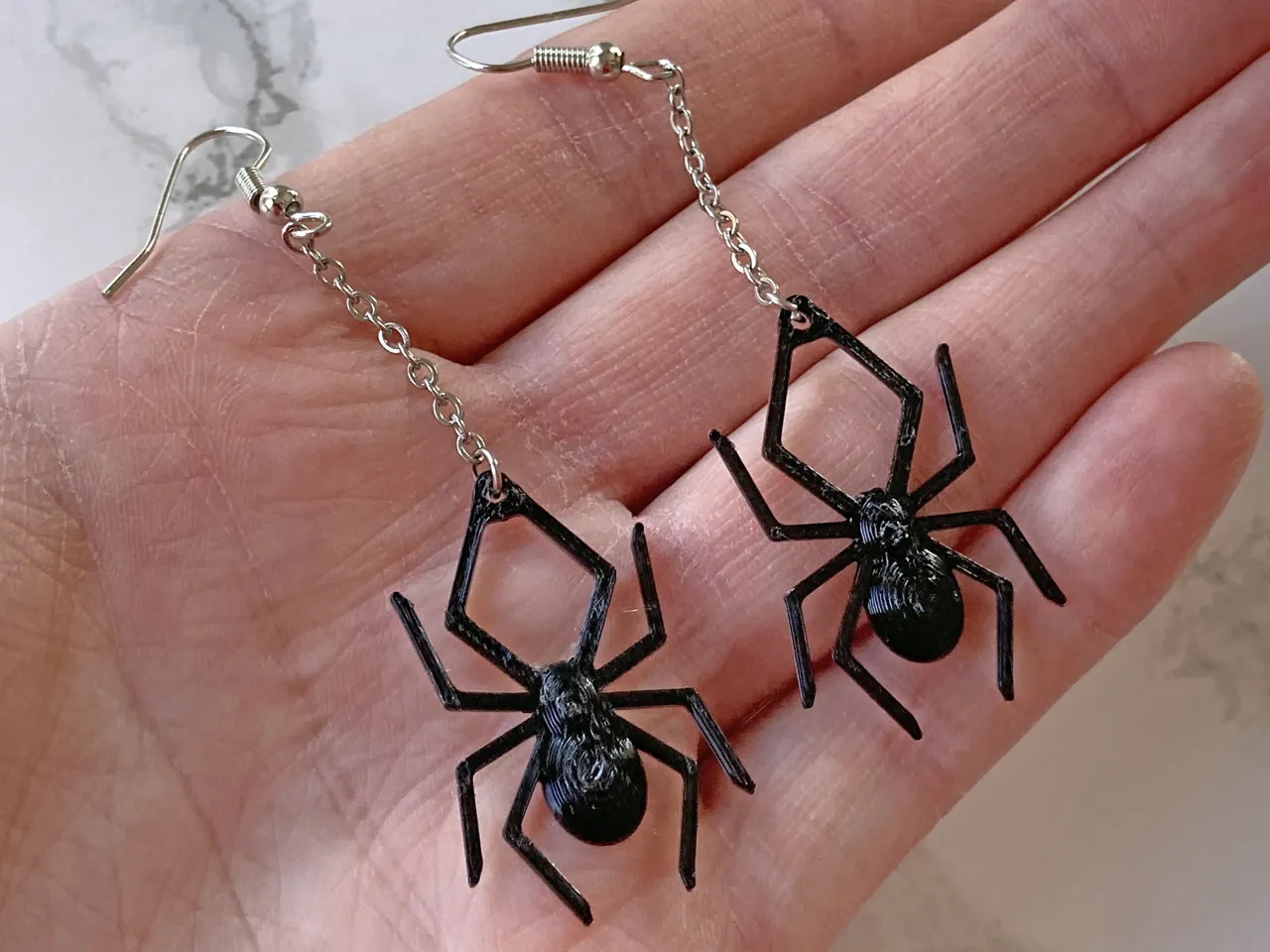 Spider Dangle Earrings view 2