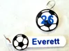 Long Soccer Keychain