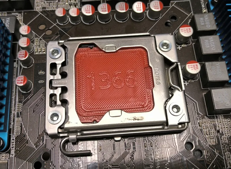 LGA1366 socket cover