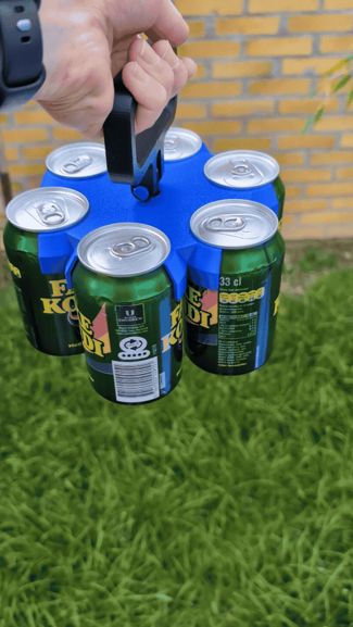 Six Runner - Can holder/spinner, Low Filament use