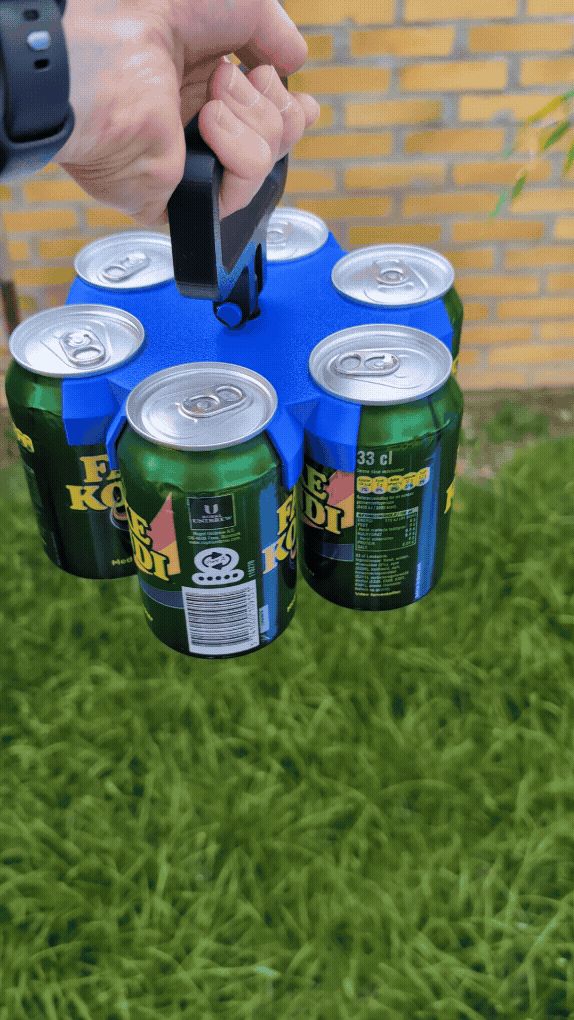 Six Runner - Can holder/spinner, Low Filament use