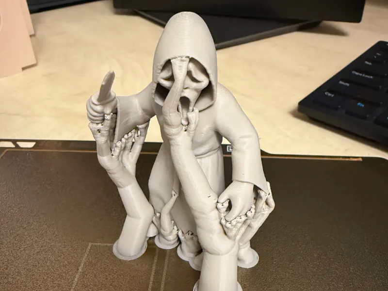 Ghostface Scream Halloween statue 