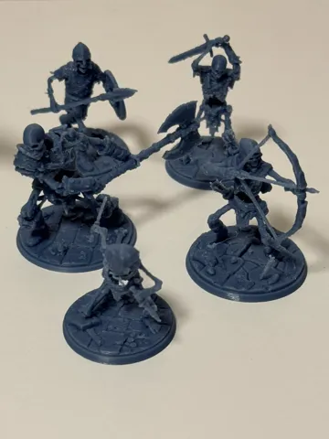 Adorno temático: Skeleton Warband 28mm Minis Set — vista de referencia 2