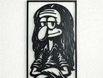 Calamardo wall art
