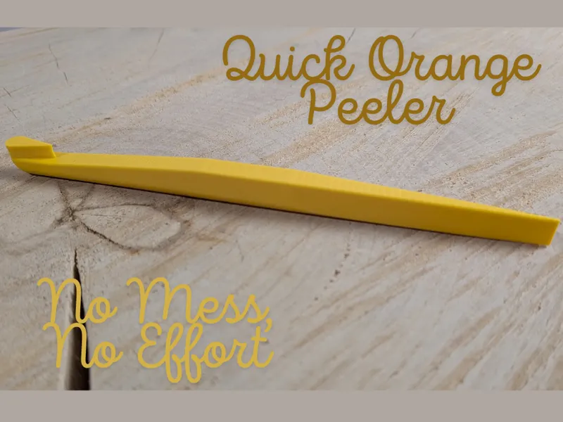 Quick Orange Peeler - No Mess, No Effort