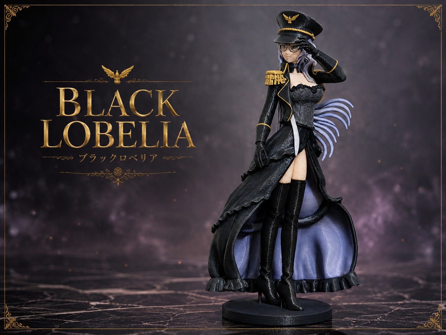 BLACK LOBELIA-PRINTABLE FIGURE-My Dress Up Darling