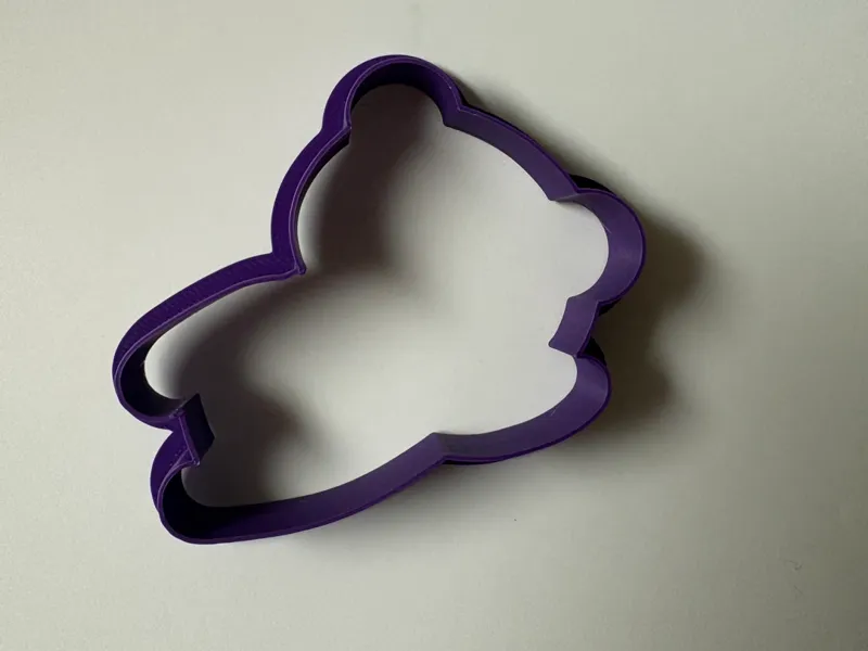 Lazy Panda Cookie Cutter (outline)