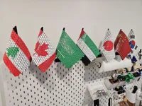 Skadis Flag Holder