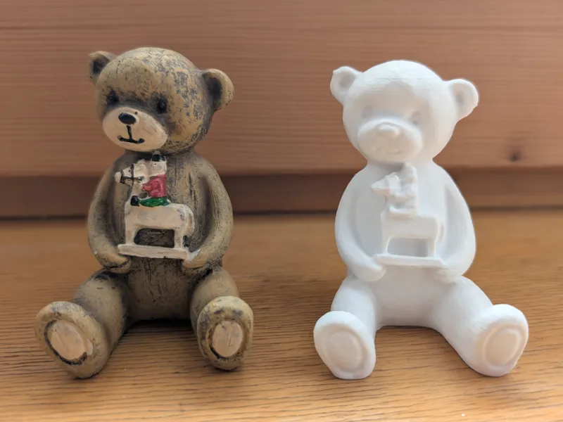 Adorable Teddy Bear with Rocking Horse