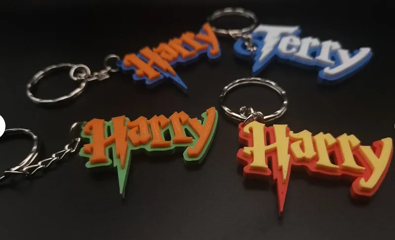 Customised Harry Potter Key Ring