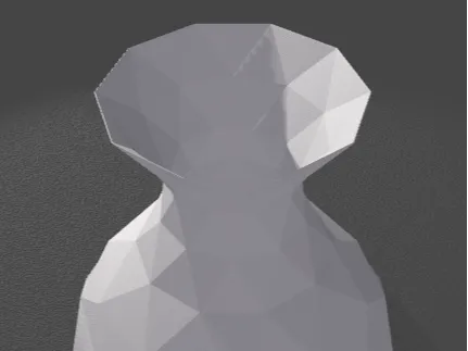 Low Poly Vase for plants, toy brick flowers etc.