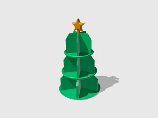 Cheistmas tree-snack bowl and cupcake stand