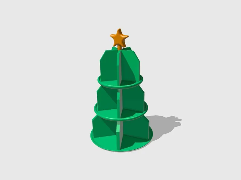 Cheistmas tree-snack bowl and cupcake stand