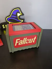 Commander Showcase lid and vertical card box