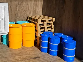 RC 1/14 drums -  accessories
