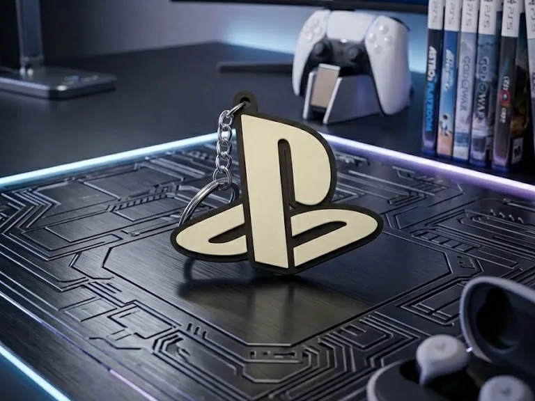 PlayStation Logo Keychain / Gamer Collection
