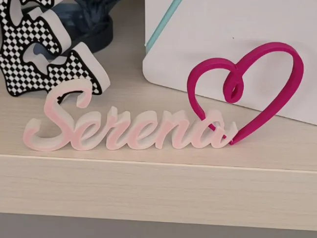 Scritta Nome Serena