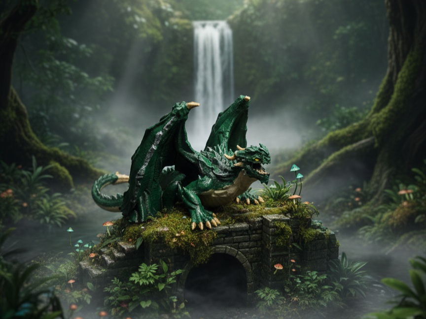 Ancient Grove Dragon Epic Dragon Forest Miniature