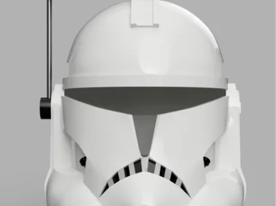 Wearable Captain Rex Helmet (Clone Wars)
