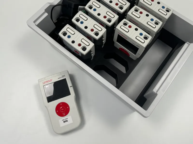 Box insert for CASSY measuring handhelds 