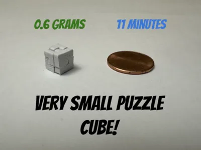 Very Small Puzzle Cube - Pocket Puzzle 
