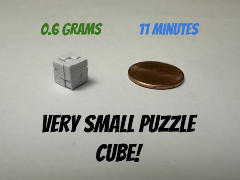 Very Small Puzzle Cube - Pocket Puzzle 