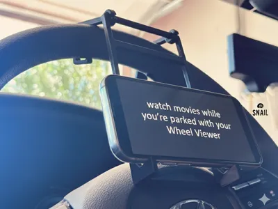 Wheel Viewer. Steering Wheel Phone Mount.
