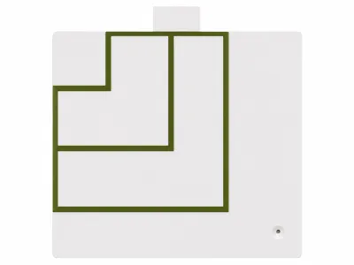 Nine Men's Morris Base Plate