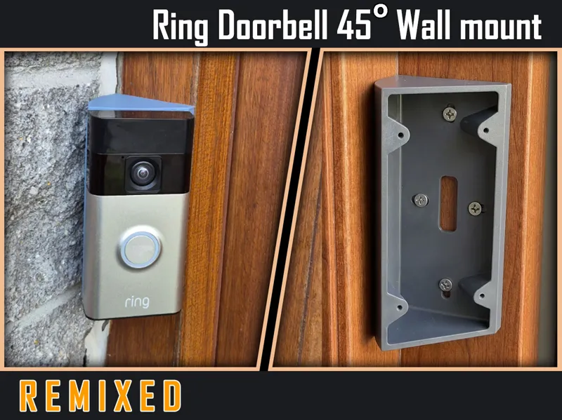 Ring Doorbell 45 Degree Wall Mount