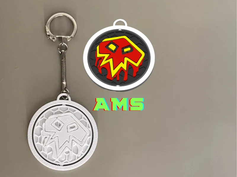 Shaman Spinner Keychain – Print in Place