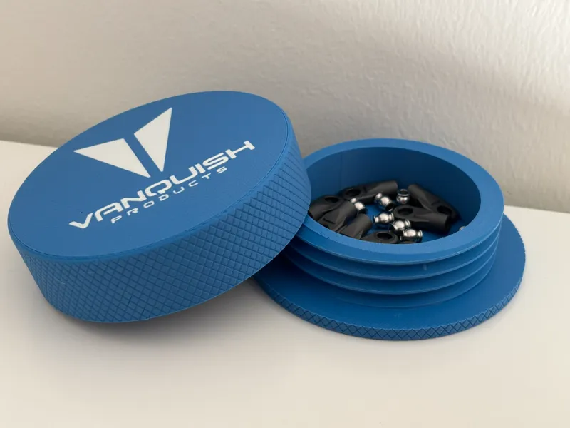 Vanquish Style Small Parts Container w/ Lid