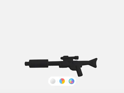 Star Wars laser pistol brick