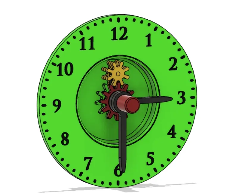 Clock mechanism simple