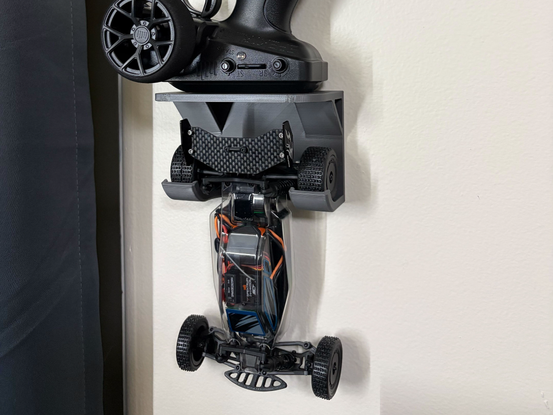 Losi Micro B Wall Mount, non stock wheels