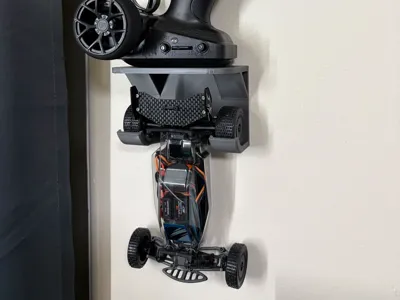 Losi Micro B Wall Mount, non stock wheels