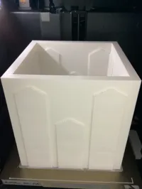 Étagère cubique à motif hexagonal — photo 2