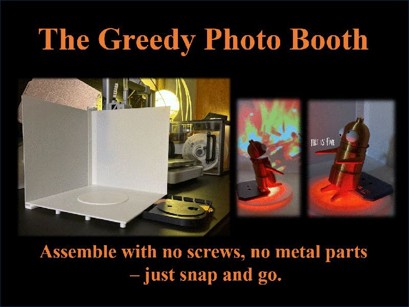 貪婪的攝影棚(無五金件)The Greedy Photo Booth(no metal parts)