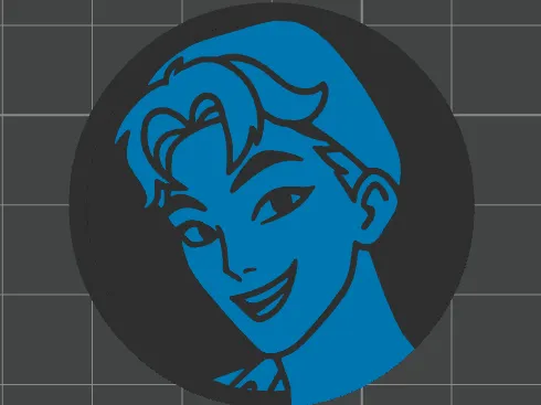Single Border Color Abby Saja Coin