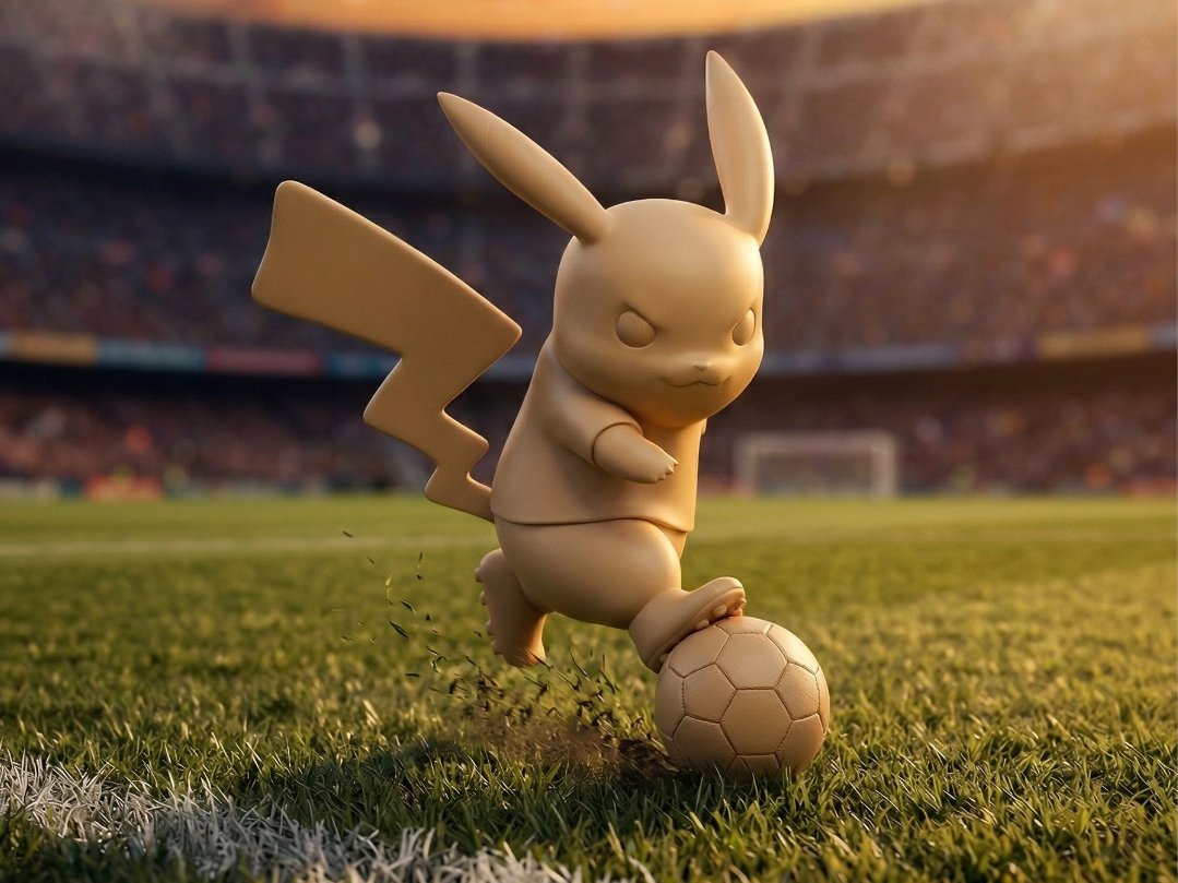 Soccer Pikachu