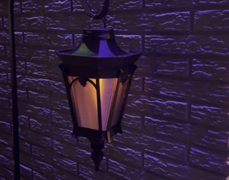 Colonial Hanging Lantern for Solar Lamp