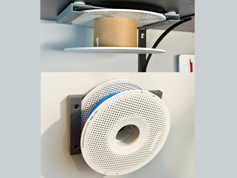 Spool Hanger - Under Shelf/Desk - Command Strips