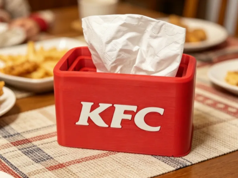 KFC recessed tissue box
