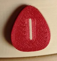 Strawberry with white string in the middle