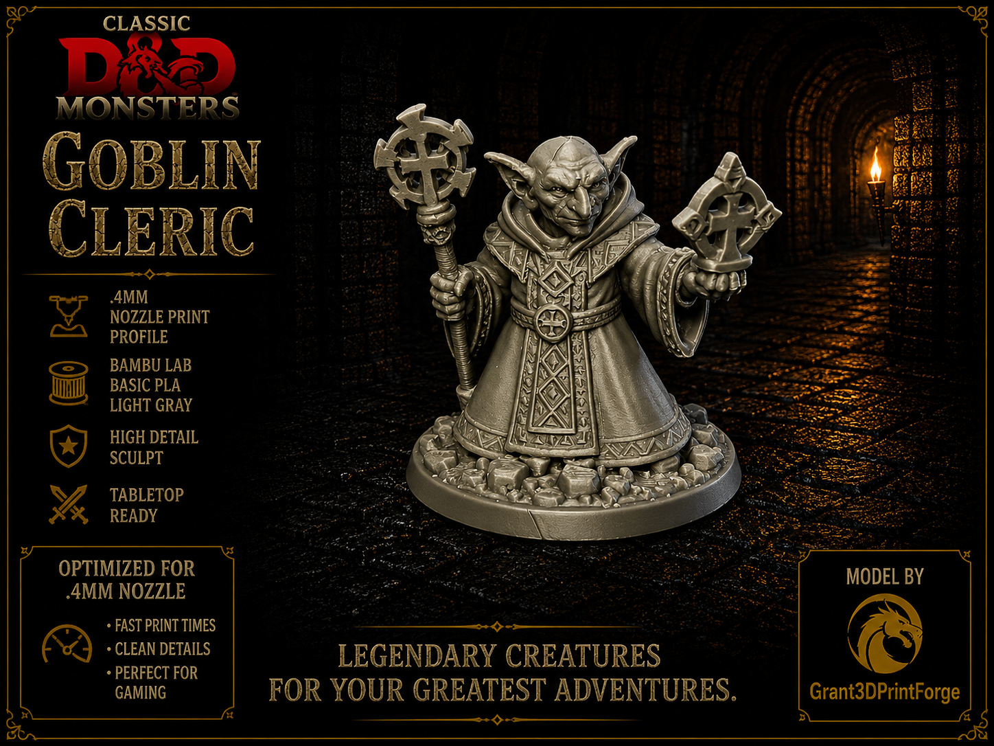 Goblin Cleric - Classic D&D Monsters