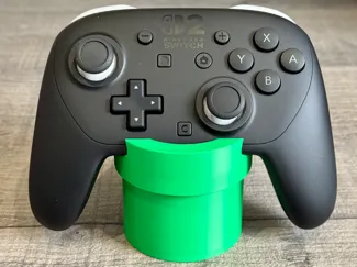 Nintendo Switch 2 Pro controller stand warp pipe