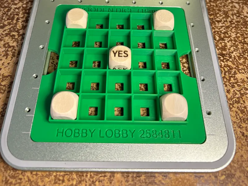 xTool F1 Hobby Lobby 16mm Wooden Die 25-Die Jig