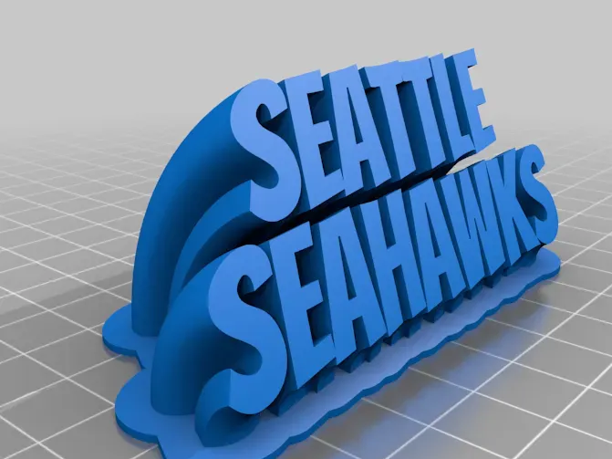 Nameplate Seattle Seahawks