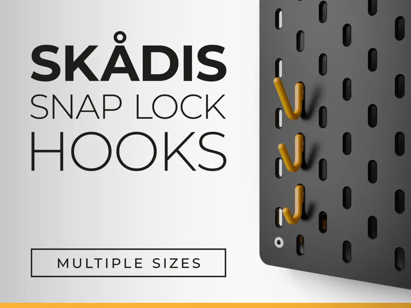 IKEA Skadis Snap Lock Hooks