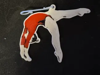Gymnast Ornament/Keychain