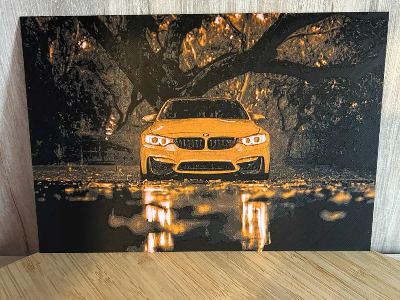 HueForge BMW M4 – Night Lights Edition